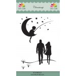 STAMPL053 Stemple Dixi Craft - para i księżyc