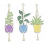 663321 Wykrojnik Thinlits Sizzix - Hanging Planter-wiszące doniczki