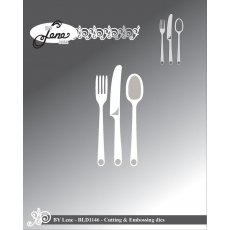 BLD1146 Wykrojnik  By Lene - sztućce