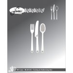 BLD1146 Wykrojnik  By Lene - sztućce