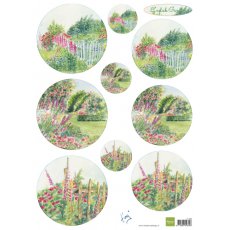 IT592 Arkusz A4 -Marianne Design - English Garden - Roses