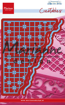 LR0585 Wykrojniki Creatable- narożnik w kratkę
