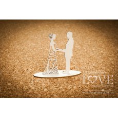 LA18988 Tekturka - Młoda Para 3D - First Love