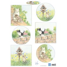 IT608 Arkusz A4 -Marianne Design - Tiny's Kittens