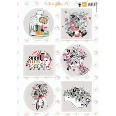 EWK1269 Arkusz A4 - Marianne Design - Tres Jolie 2