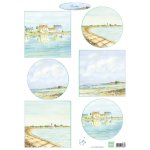 IT610 Arkusz A4 - Marianne Design - Tiny's Harbors - Port