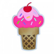 664114 Wykrojniki Framelits - Ice-Cream-Fold-its-lód w wafelku