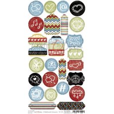 CC-DIE-CUTS-CHC-26 CHILDHOOD CRAYONS - elementy DIE - CUTS