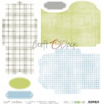 CC-DOD-KOP-SPB-25 SWEET PRINCE - arkusz z KOPERTAMI do wycięcia 30,5x30,5cm