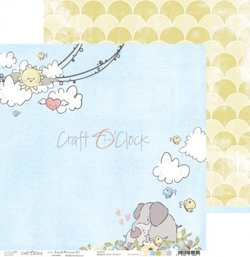 CC-PD-SPB-25-02 SWEET PRINCE - 02 - dwustronny papier 30,5x30,5cm