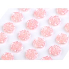 740955-2 Różyczki samoprzylepne śr 11 mm - RÓŻOWE