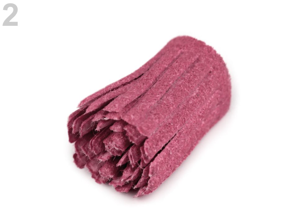 780694-2 Pręciki/frędzelki do kwiatków -MALINOWY - 5szt