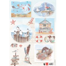 EWK1259 Arkusz A4 -Marianne Design - Seabreeze 2
