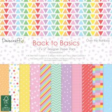 DCPAP118 Zestaw papierów 30,5x30,5cm Back to Basic Over the Rainbow