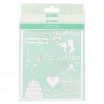 FEPPC002 Wycinanki z białego papieru -Wedding - ślub