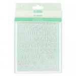 FEPPC007 Wycinanki z białego papieru -Alfabet