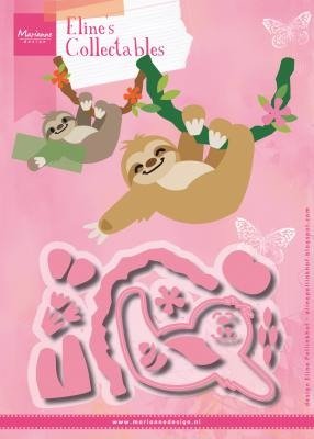 COL1471 Wykrojnik Collectable Sloth - leniwiec wiszący na gałęzi