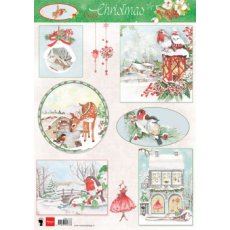 EWK1270 Arkusz A4 -Marianne Design - Cozy Christmas 1