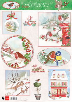 EWK1271 Arkusz A4 -Marianne Design - Cozy Christmas 2