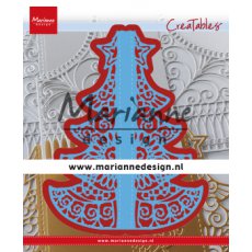 LR0612 Wykrojnik - Marianne Design - Gate Folding Dies-choinka