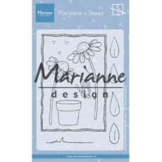 MZ1903 Stempel akrylowy -Marjoleine's Daisies-stokrotki