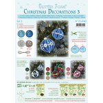 25.4940 Brokatowa pianka-świąteczne bombki - zestaw 3