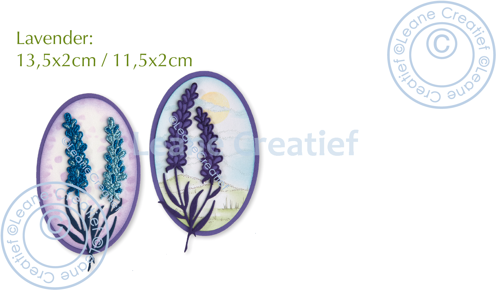 45.5893 Wykrojnik Leane Creatief -lawenda
