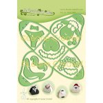 45.6180 Wykrojnik  Leane Creatief -uniwersalne małe pudełka