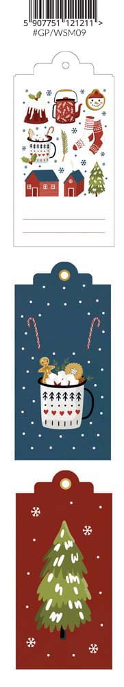 GP-WSM09 Pasek WITAJ ŚWIĘTY MIKOŁAJU 09-Pasek z obrazkami do samodzielnego wycięcia