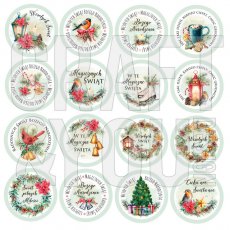 CP-CV12 Elementy die-cuts- 30,5x30,5 Christmas Vibes -wersja po polsku