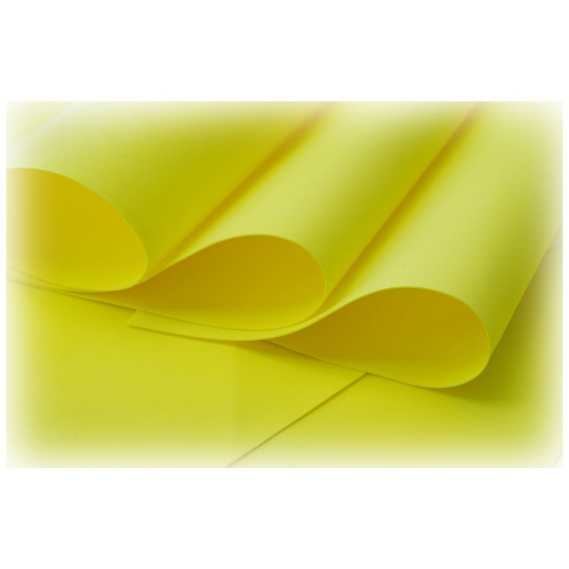 m005 Pianka Foamiran 29cmx34cm ŻÓŁTY