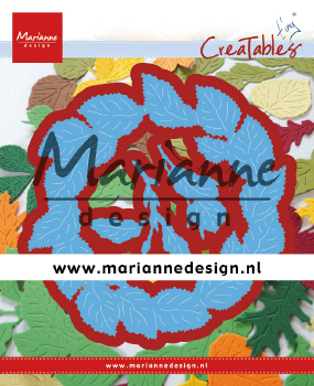 LR0624 Wykrojnik - Marianne Design - Tiny's Leaves Wreath