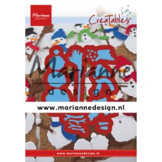 LR0631 Wykrojnik - Marianne Design - Tiny's Snowmen - bałwanek