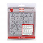 FEDIE261X18 Wykrojnik 15x15 cm - Advent Calendar-kalendarz adwentowy