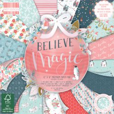 FEPAD217X19 Zestaw papierów 15x15 cm - First Edition-Believe in Magic