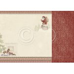 PD30001 Papier dwustronny 30,5x30,5cm  - A Christmas to Remember-Santa has come