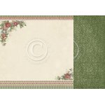 PD30002 Papier dwustronny 30,5x30,5cm  - A Christmas to Remember-Christmas florals