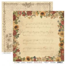 FLST-02 FLOWERS STORY -Scrap Boys papier dwustronny  30,5x30,5cm
