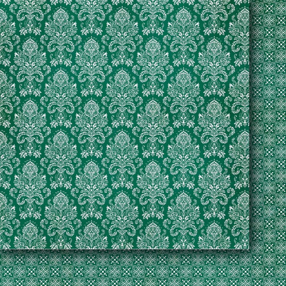 GP-SD06-SZMARAGDOWA DAMA 06 -papier dwustronny 30,5x30,5 Galeria Papieru