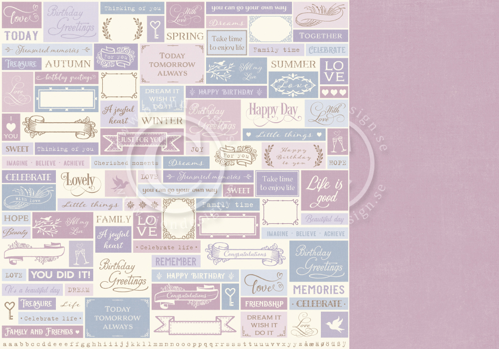 PD26011 Papier dwustronny 30,5x30,5cm-New Beginnings-Little things