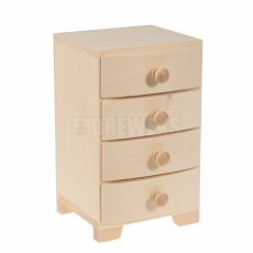 TR227 Regalik z czterema szufladkami