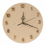 ZE715 Zegar + komplet cyferek do przyklejenia