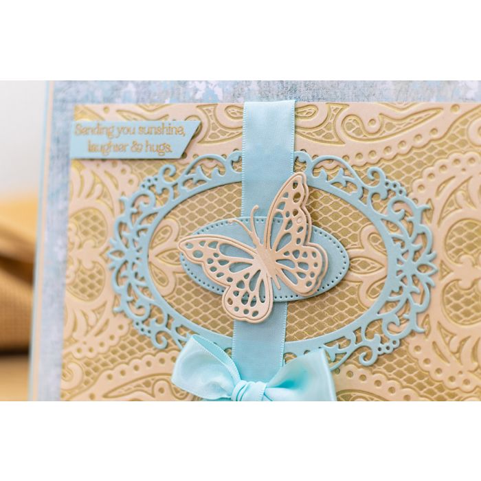 S-VL-LINEN Zestaw papierów A4 Vintage Lace - Luxury Linen Card