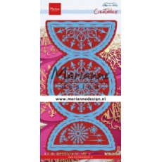 LR0618 Wykrojnik Marianne Design - CreaTables - Anja's Folding Circle - składana kartka