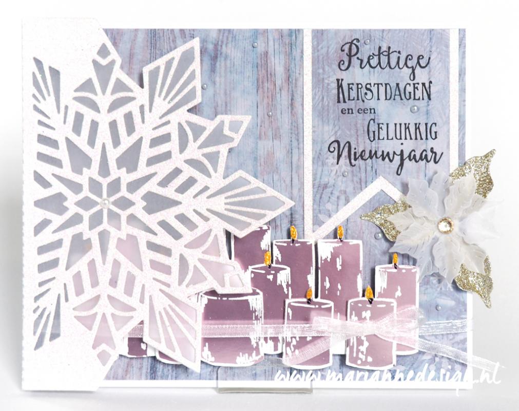 TC0878 Stempel akrylowy Tiny's border - Candles - świeczki