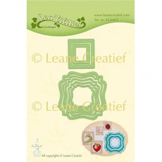 45.6463 Wykrojnik Leane Creatief - Frames swirl & postage stamps - ramki i znaczki pocztowe
