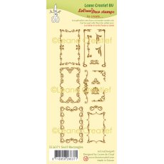 55.6371 Stempele akrylowy Leane Creatief - Swirl Rectangles - prostokąty