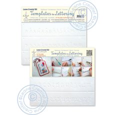 95.6258 Maska - Leane Creatief - Upper case/ Lower case/ Numbers - duże litery/małe litery/cyfry