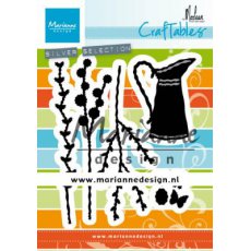 CR1499 Wykrojnik Marianne Design - CrafTables - Flower jug by Marleen - dzbanek na kwiaty