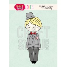 CW078 Wykrojnik /Die-GROOM-PAN MŁODY-Craft&You Design
